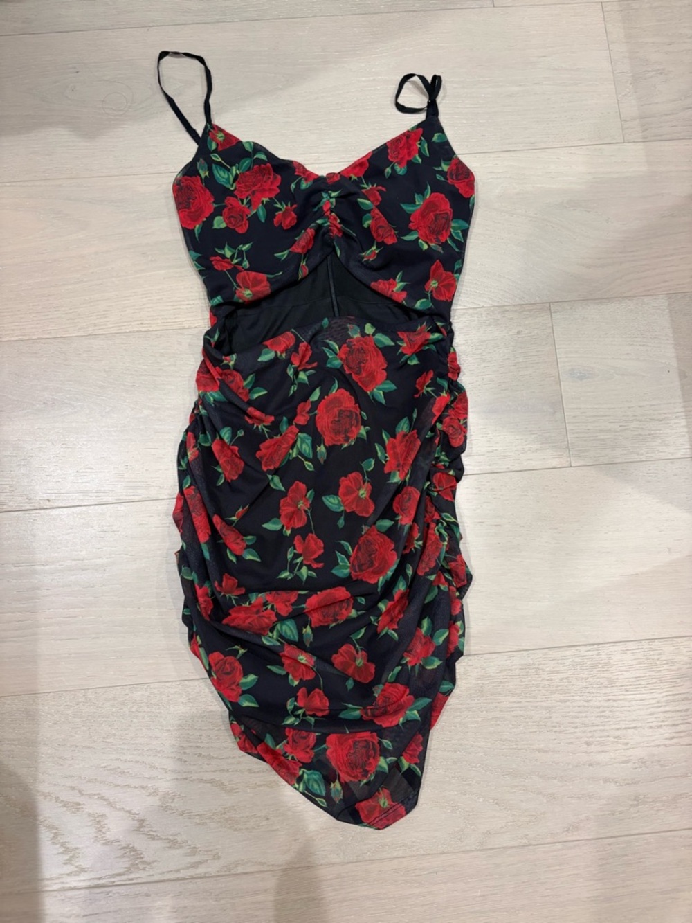 Women’s NBD black floral dress size XS